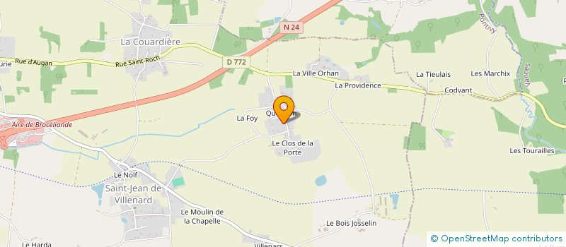 localisation de l'entreprise BINARD BRUNET  PLOERMEL