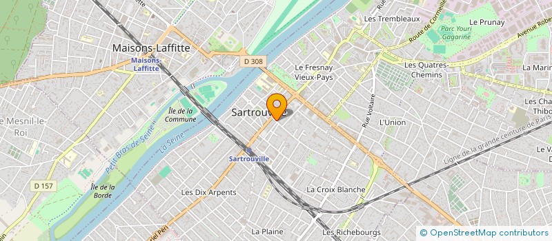 localisation de l'entreprise BINARY TECHNOLOGY CONSEILS  SARTROUVILLE