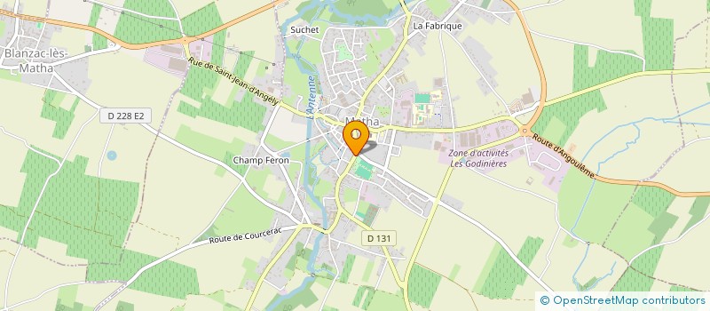 localisation de l'entreprise BINAUD  MATHA