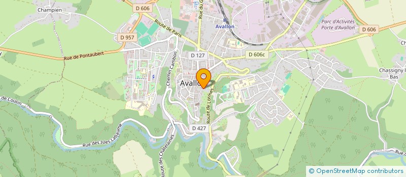 localisation de l'entreprise BINAYA  AVALLON