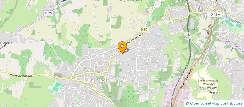 localisation de l'entreprise BINBIN  CHAPONOST