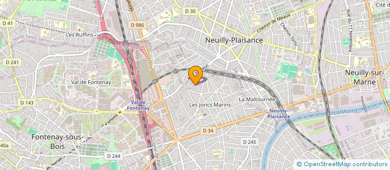 localisation de l'entreprise BINBLOK  LE PERREUX-SUR-MARNE