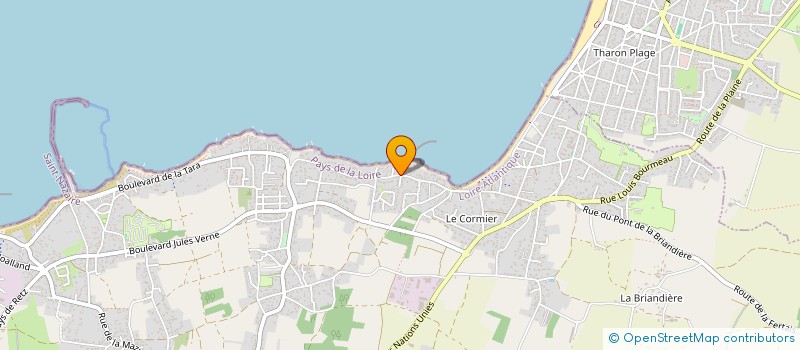 localisation de l'entreprise BINCH à LA PLAINE-SUR-MER