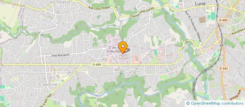 localisation de l'entreprise BIND BAND  CRAPONNE