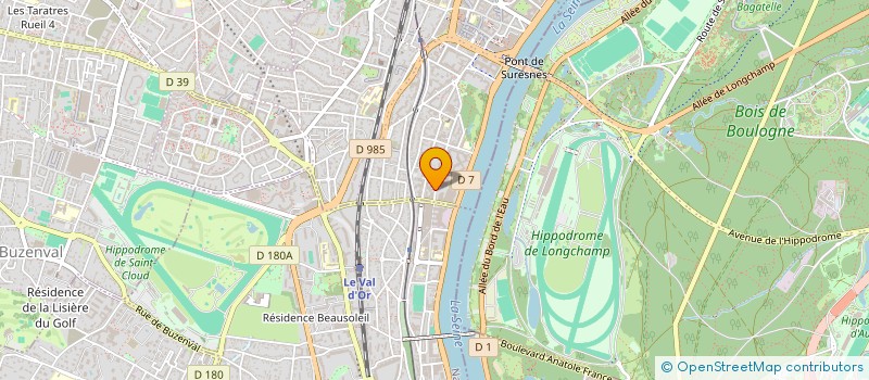 localisation de l'entreprise BINDA à SURESNES