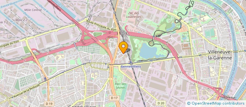localisation de l'entreprise BINDER MAGNETIC à GENNEVILLIERS