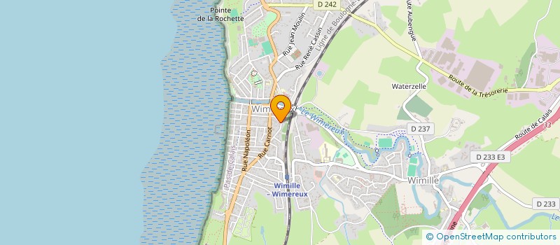 localisation de l'entreprise BINDU  WIMEREUX