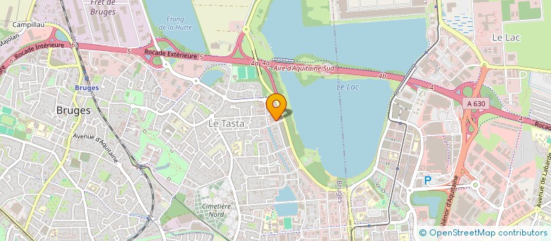 localisation de l'entreprise BINDZEN  BRUGES