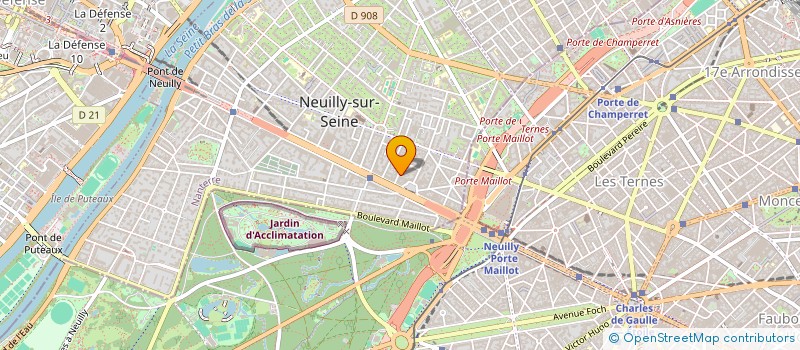 localisation de l'entreprise BINEAU CONSEIL à NEUILLY-SUR-SEINE