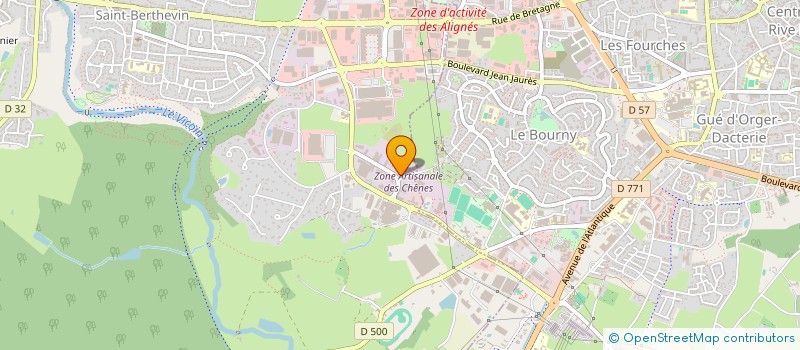 localisation de l'entreprise BINEAU ETERNITY  SAINT-BERTHEVIN