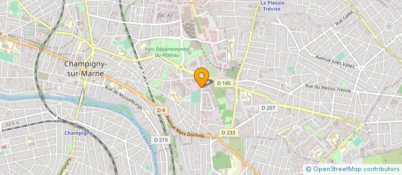 localisation de l'entreprise BINEAU FRANCE BATIMENT à CHAMPIGNY-SUR-MARNE