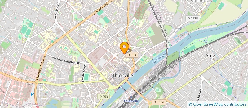 localisation de l'entreprise BINET/BRAUN à THIONVILLE