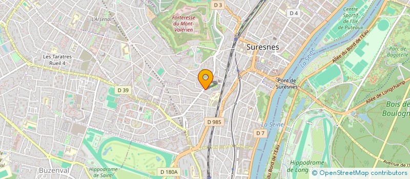 localisation de l'entreprise BINET FILS à SURESNES