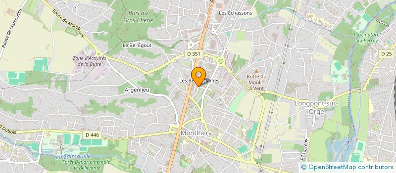 localisation de l'entreprise BINET SERRURERIE à MONTLHERY