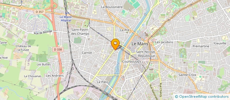 localisation de l'entreprise BINETTE COIFFURE  LE MANS