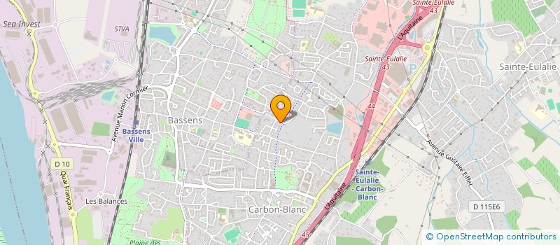 localisation de l'entreprise BINETTE ET ROMARIN  CARBON-BLANC