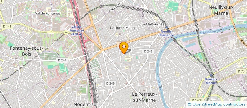 localisation de l'entreprise BING BANG MUSIC à LE PERREUX-SUR-MARNE