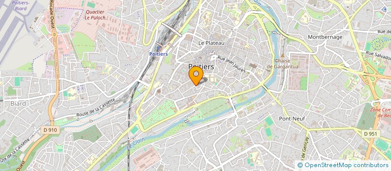 localisation de l'entreprise BING BEAUTE à POITIERS