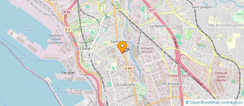localisation de l'entreprise BING L SARL à MARSEILLE