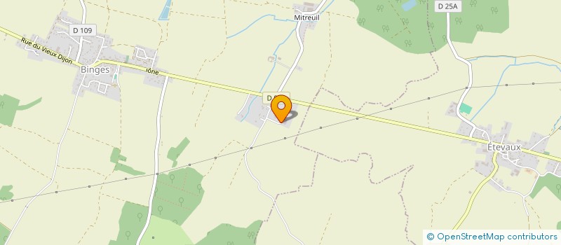 localisation de l'entreprise BINGES DANCING COUNTRY  BINGES