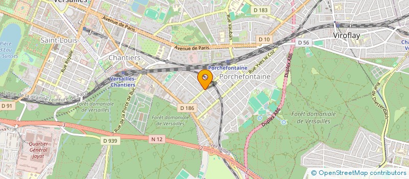 localisation de l'entreprise BINGO à VERSAILLES