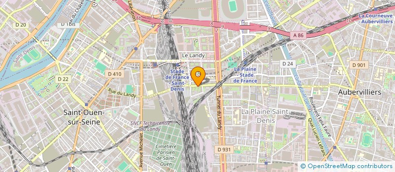 localisation de l'entreprise BINGO TRANSPORT à SAINT-DENIS