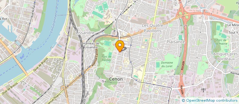 localisation de l'entreprise BINGOL à CENON