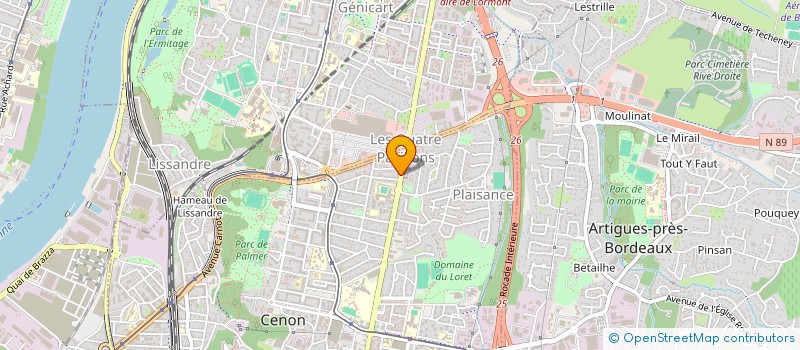 localisation de l'entreprise BINGOL à CENON