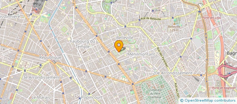 localisation de l'entreprise BINGOL  PARIS