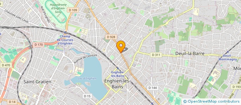 localisation de l'entreprise BINGSARRE  ENGHIEN-LES-BAINS