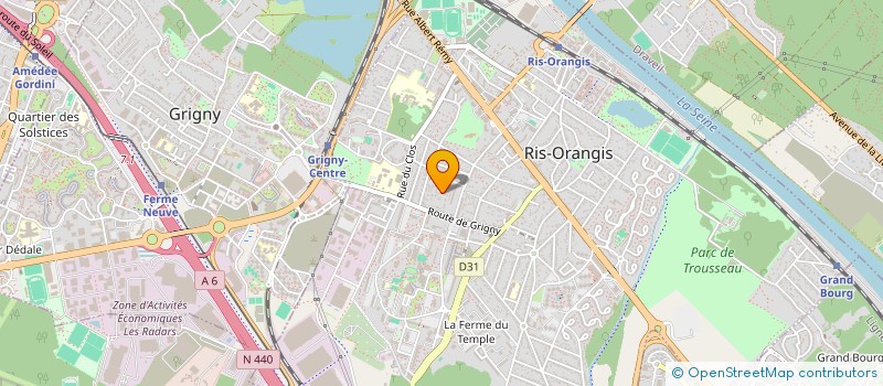 localisation de l'entreprise BINIAN-LIOR à RIS-ORANGIS