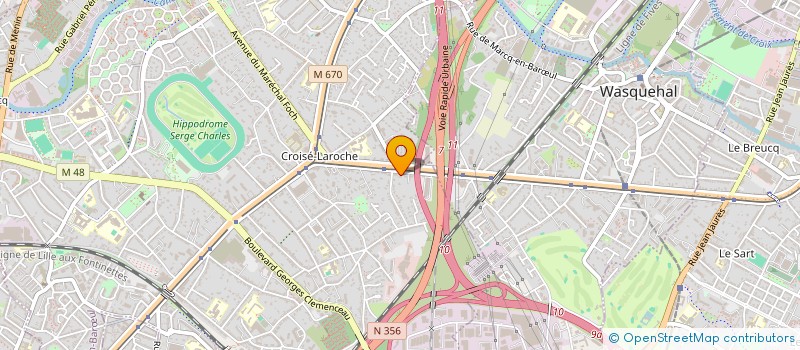 localisation de l'entreprise BINIBELI à MARCQ-EN-BARŒUL