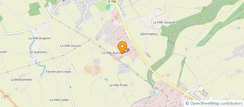 localisation de l'entreprise BINIC PALETTES EMBALLAGE à PORDIC