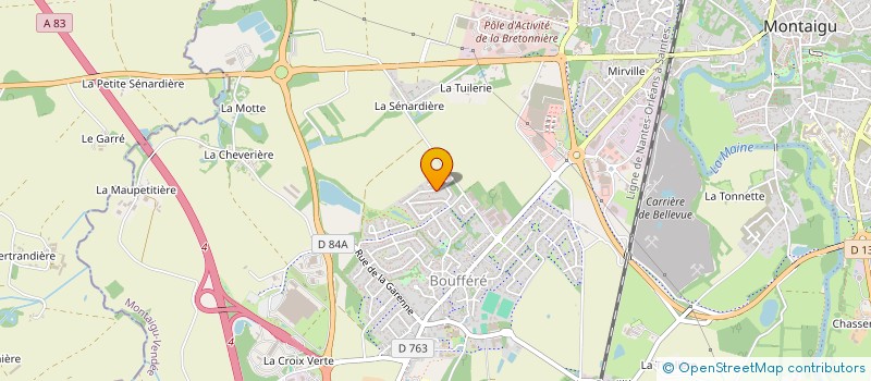 localisation de l'entreprise BINIMMO PRO à MONTAIGU-VENDEE