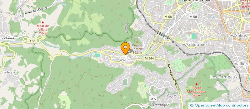 localisation de l'entreprise BINIOU  ROYAT