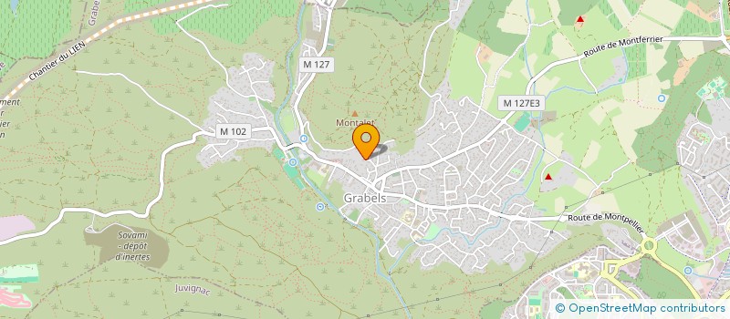 localisation de l'entreprise BINIOU'S  GRABELS