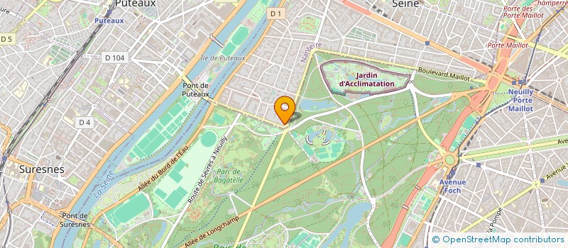 localisation de l'entreprise BINISSE LEVALLOIS à NEUILLY-SUR-SEINE