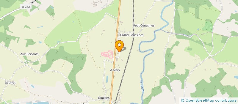 localisation de l'entreprise BINNOVE  LAYRAC