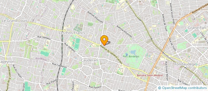 localisation de l'entreprise BINOCHE - LECHEVIN  BORDEAUX