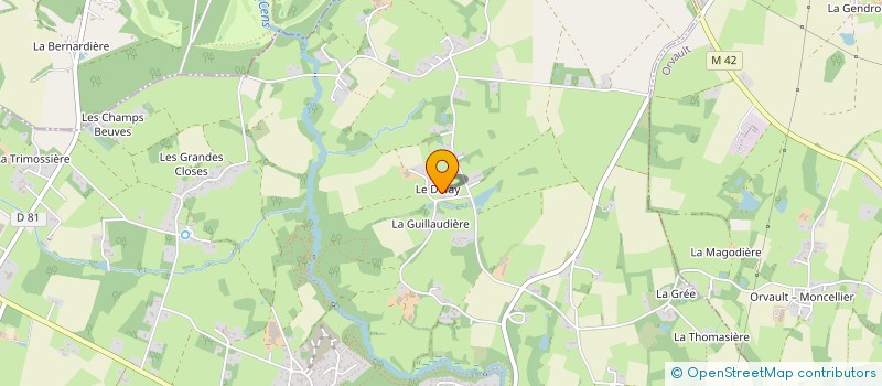 localisation de l'entreprise BINOCLE HOUSE à SAUTRON