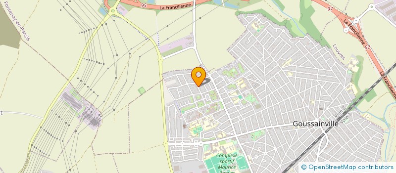 localisation de l'entreprise BINOH ENTRETIEN  GOUSSAINVILLE