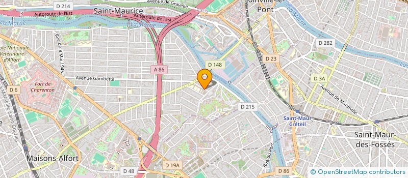localisation de l'entreprise BINOM'IMMO à MAISONS-ALFORT