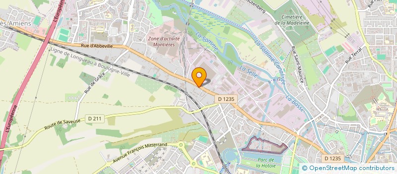 localisation de l'entreprise BINOME  AMIENS