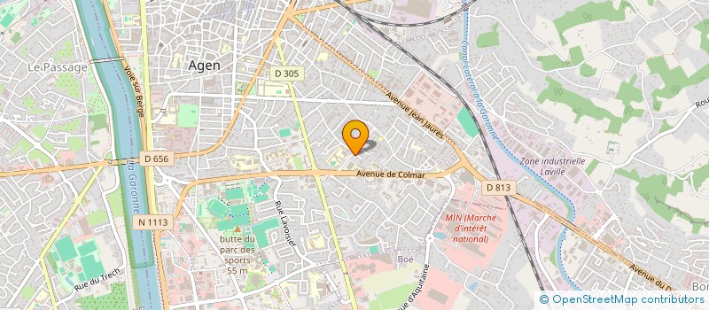 localisation de l'entreprise BINOME  AGEN