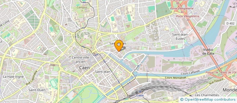 localisation de l'entreprise BINOME INVEST à CAEN