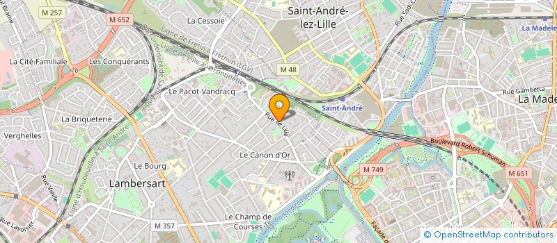 localisation de l'entreprise BINOMES DE QUATRE à LAMBERSART
