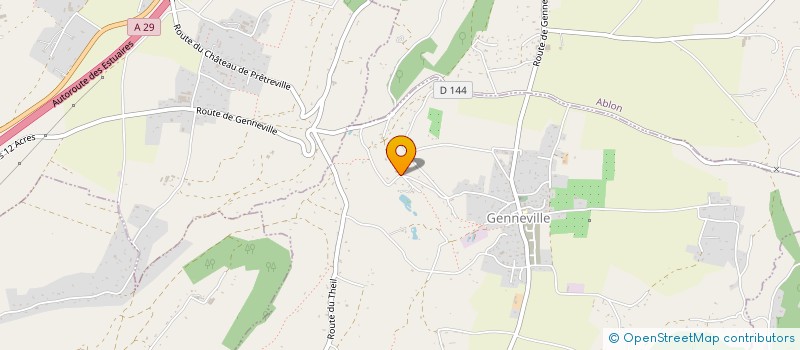 localisation de l'entreprise BINOTAS  PENNEDEPIE