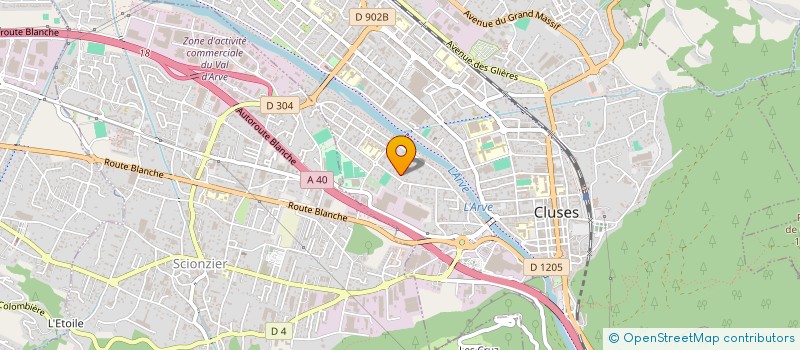 localisation de l'entreprise BINOTTO FRANCE  CLUSES