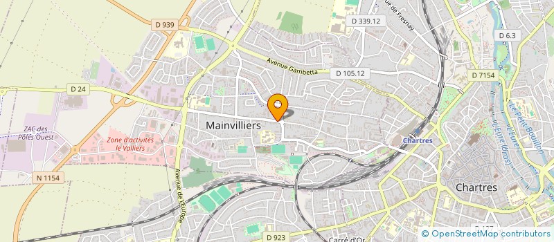 localisation de l'entreprise BINOULDE à MAINVILLIERS