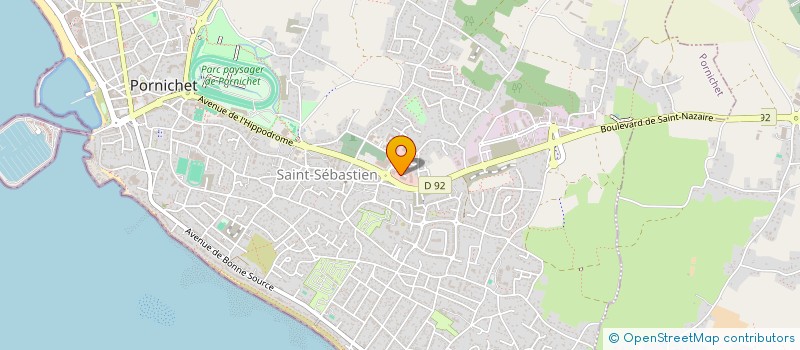 localisation de l'entreprise BINOUZE & CIE à PORNICHET